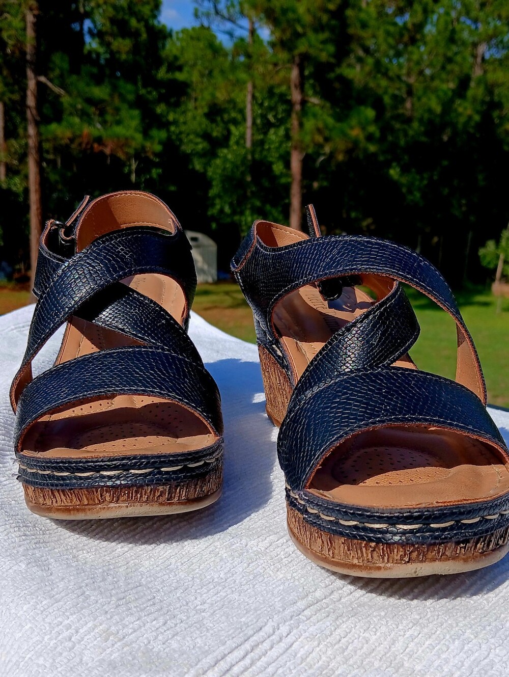 Pierre Dumas Black and Brown Sandals